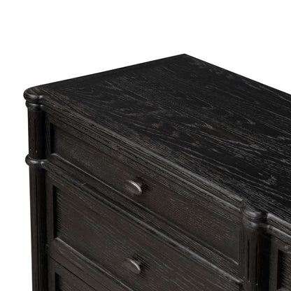Four Hands - Collins - Toulouse 9 Drawer Dresser-Dstrssd Black - 232860-002 veiw 8