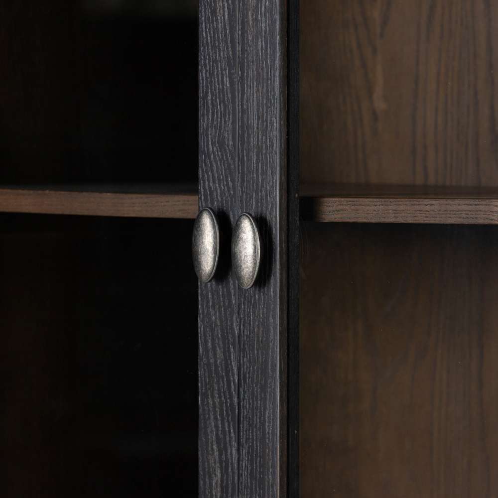 Four Hands - Collins - Toulouse Cabinet-Distressed Black Oak - 235946-001 veiw 4