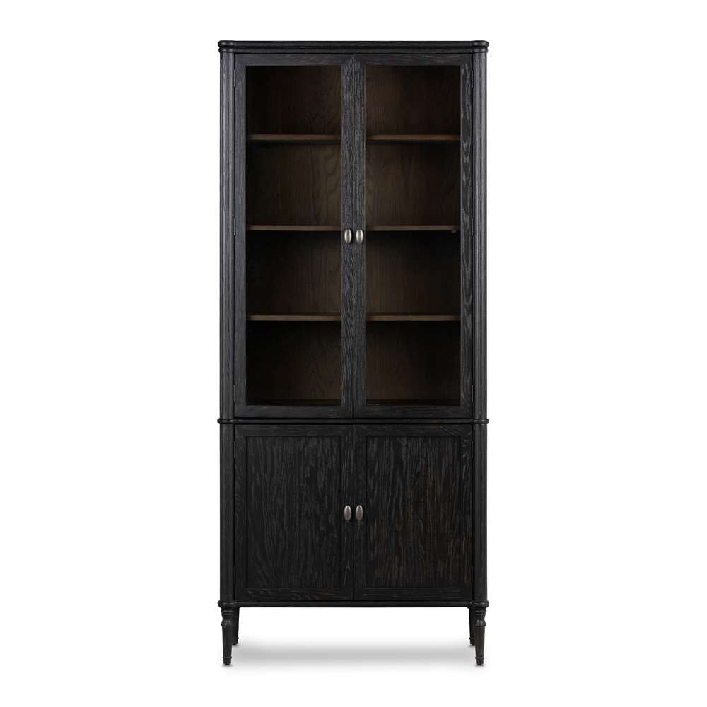 Four Hands - Collins - Toulouse Cabinet-Distressed Black Oak - 235946-001 veiw 6