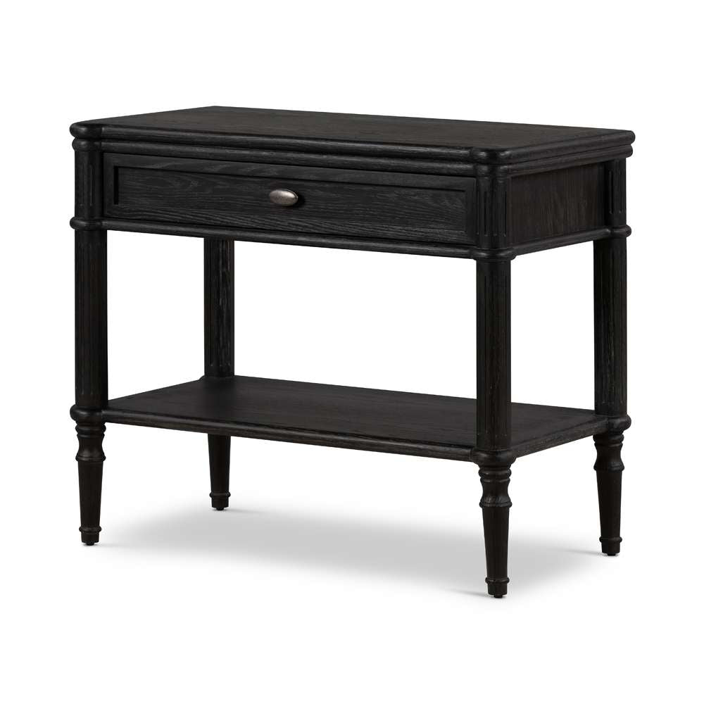 Four Hands - Collins - Toulouse Nightstand-Distressed Black - 231968-002 veiw 1