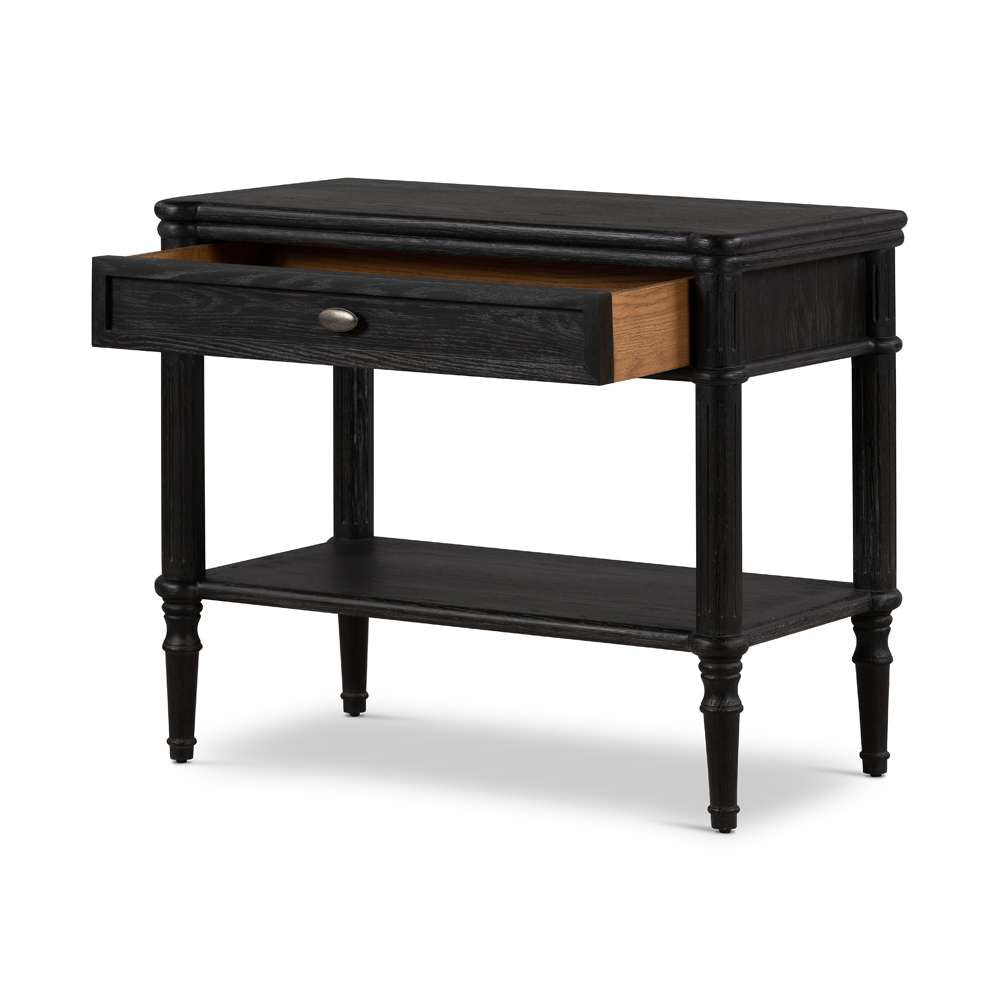 Four Hands - Collins - Toulouse Nightstand-Distressed Black - 231968-002 veiw 7