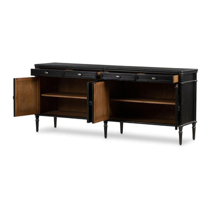 Four Hands - Collins - Toulouse Sideboard - Distressed Black - 232875-001 veiw 3