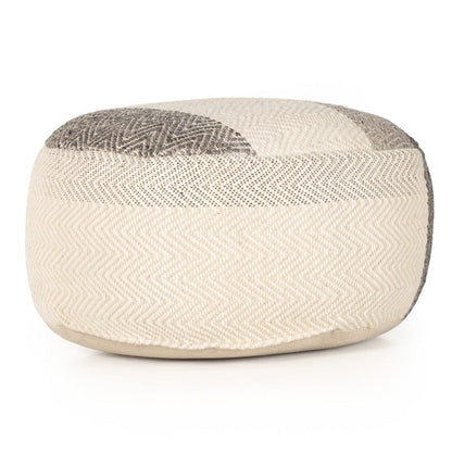 Four Hands - Color Block Floor Cushion - Brown, Cream - 231401-001 view 3