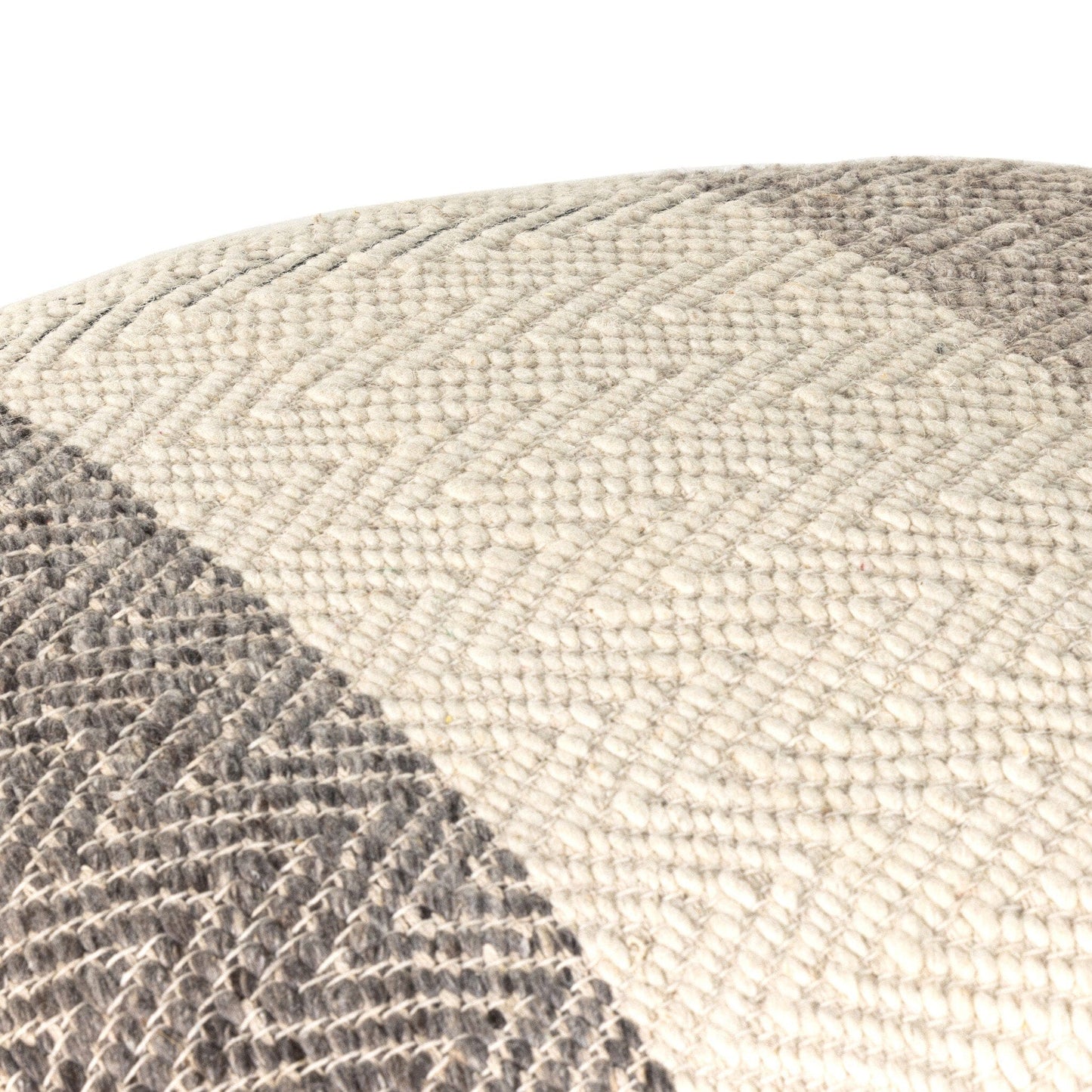 Four Hands - Color Block Floor Cushion - Brown, Cream - 231401-001 view 6