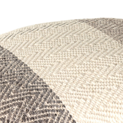 Four Hands - Color Block Floor Cushion - Brown, Cream - 231401-001 view 6