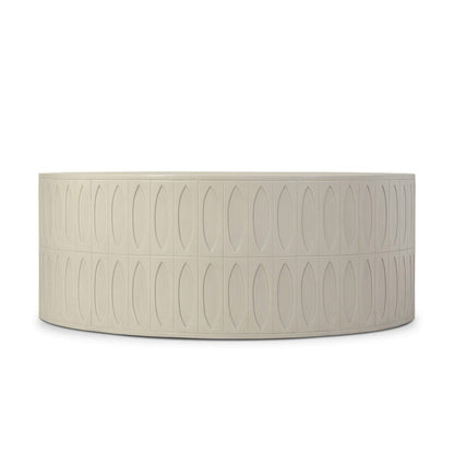 Four Hands - Colorado Drum Coffee Table - White Concrete - 105420-004 view 3