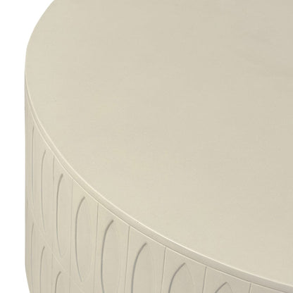 Four Hands - Colorado Drum Coffee Table - White Concrete - 105420-004 view 5