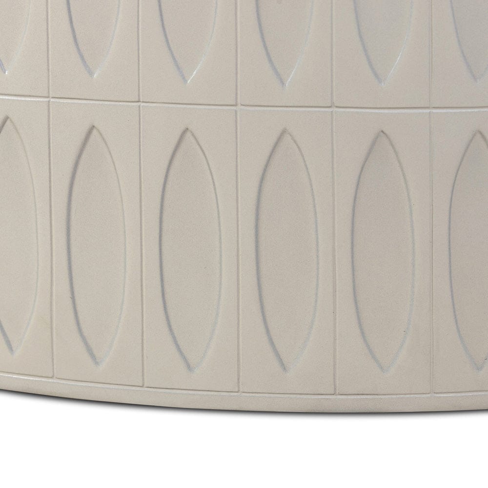 Four Hands - Colorado Drum Coffee Table - White Concrete - 105420-004 view 6