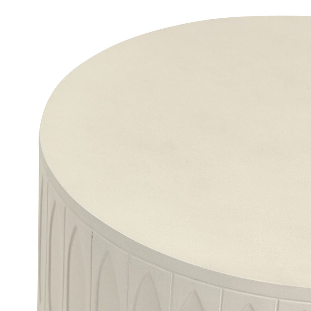 Four Hands - Colorado End Table - White Concrete - 105421-004 view 4