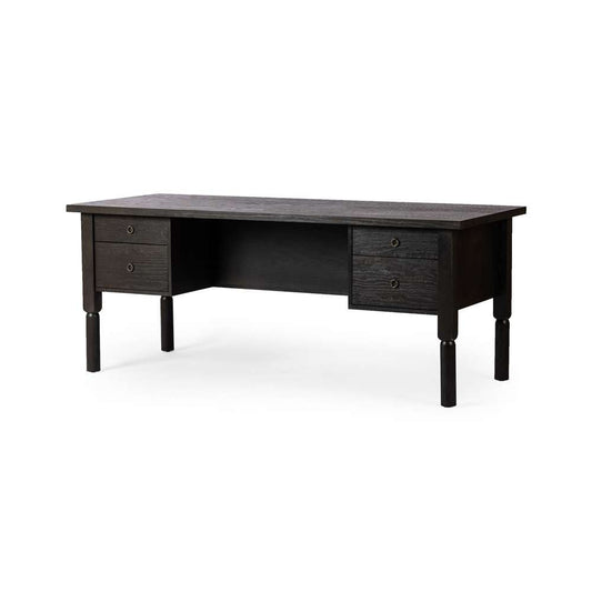 Four Hands - Concord Desk - Charcoal Oak - 236529-001 veiw 1