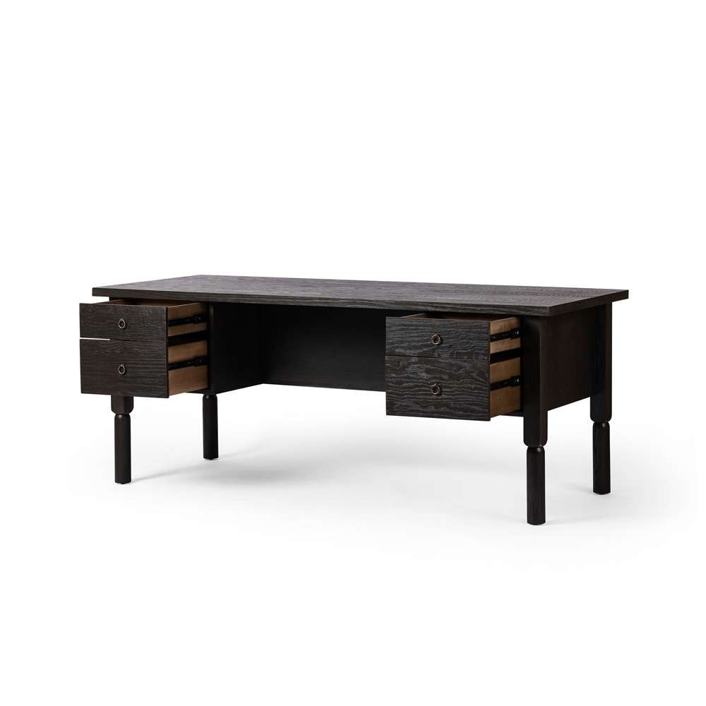 Four Hands - Concord Desk - Charcoal Oak - 236529-001 veiw 7