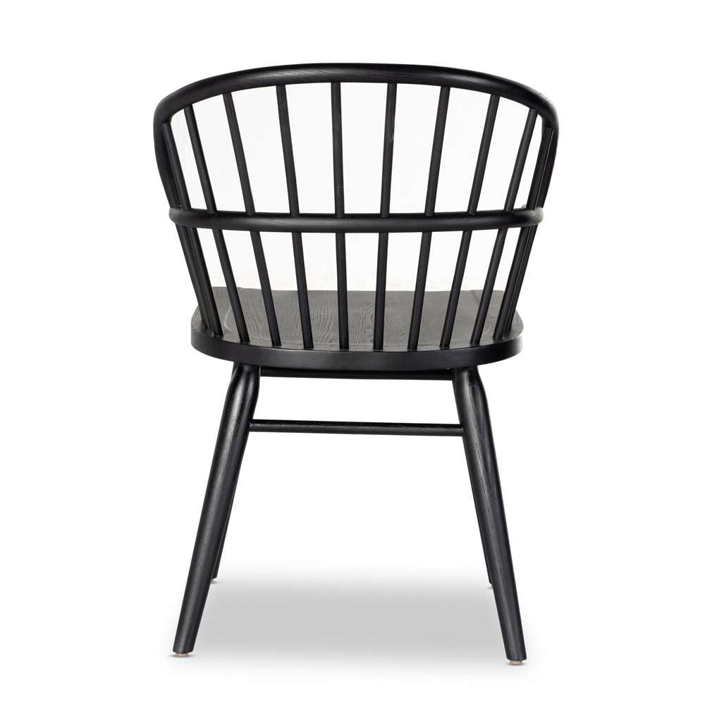 Four Hands - Connor Dining Chair - Black Ash - 232921-001 veiw 3