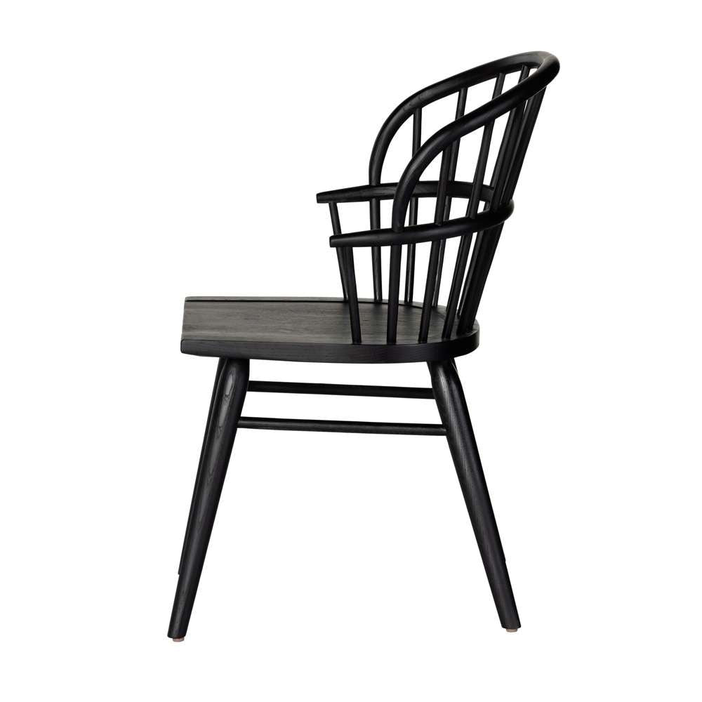 Four Hands - Connor Dining Chair - Black Ash - 232921-001 veiw 6
