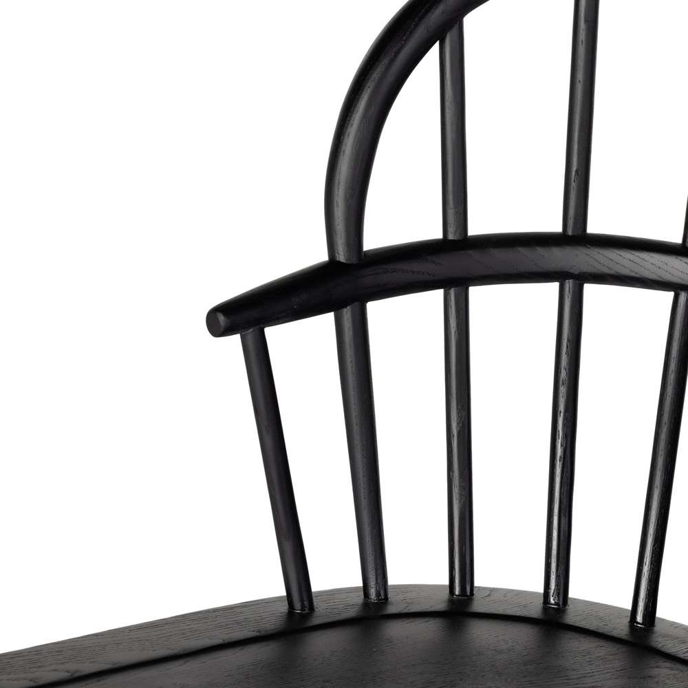 Four Hands - Connor Dining Chair - Black Ash - 232921-001 veiw 9