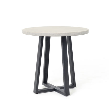Four Hands - Cyrus Round Dining Table - 32in - Grey - VCNS-F005A veiw 1