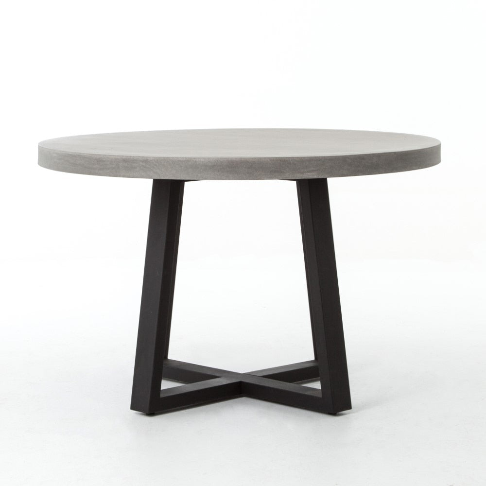 Four Hands - Cyrus Round Dining Table 48in - Grey - VCNS-F006A veiw 5