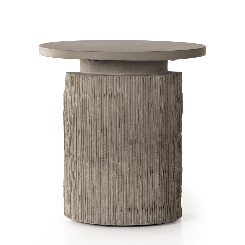 Four Hands - Constantine - Huron Outdoor End Table - Flint Concrete - 231884-001 veiw 5