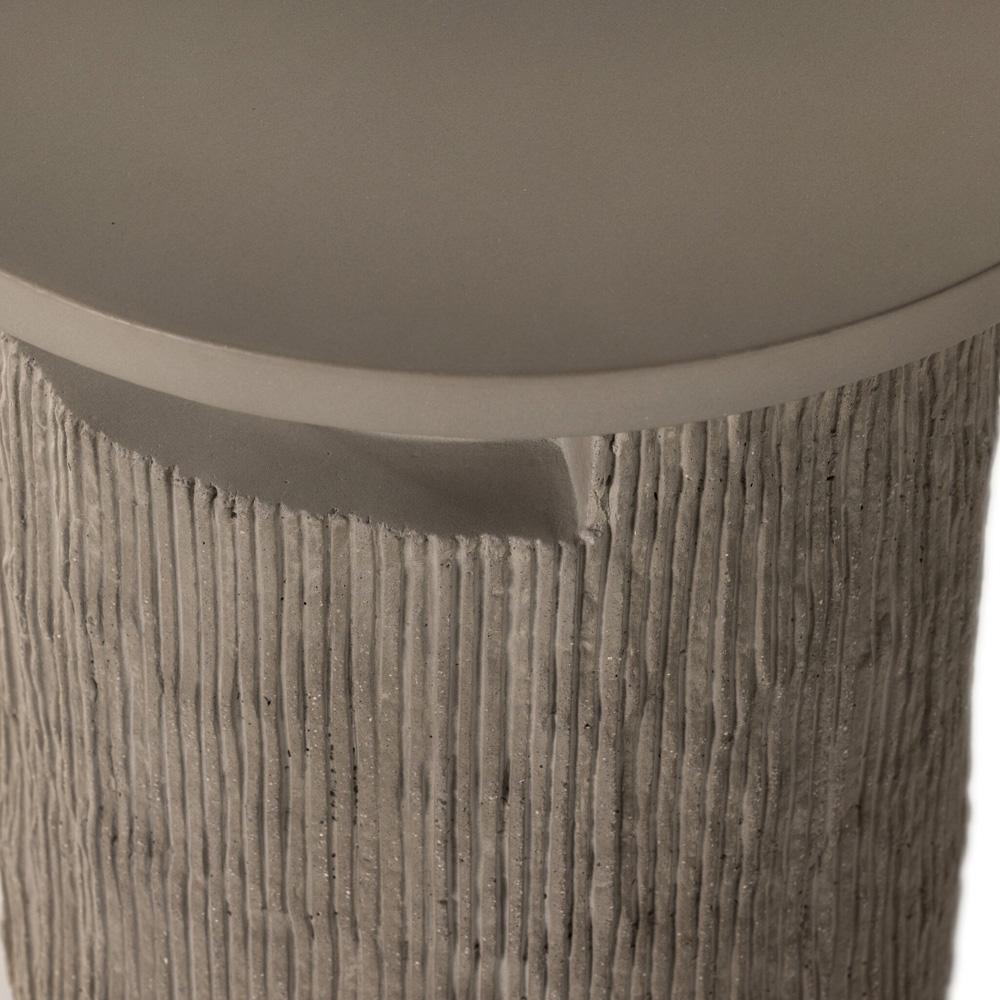 Four Hands - Constantine - Huron Outdoor End Table - Flint Concrete - 231884-001 veiw 8