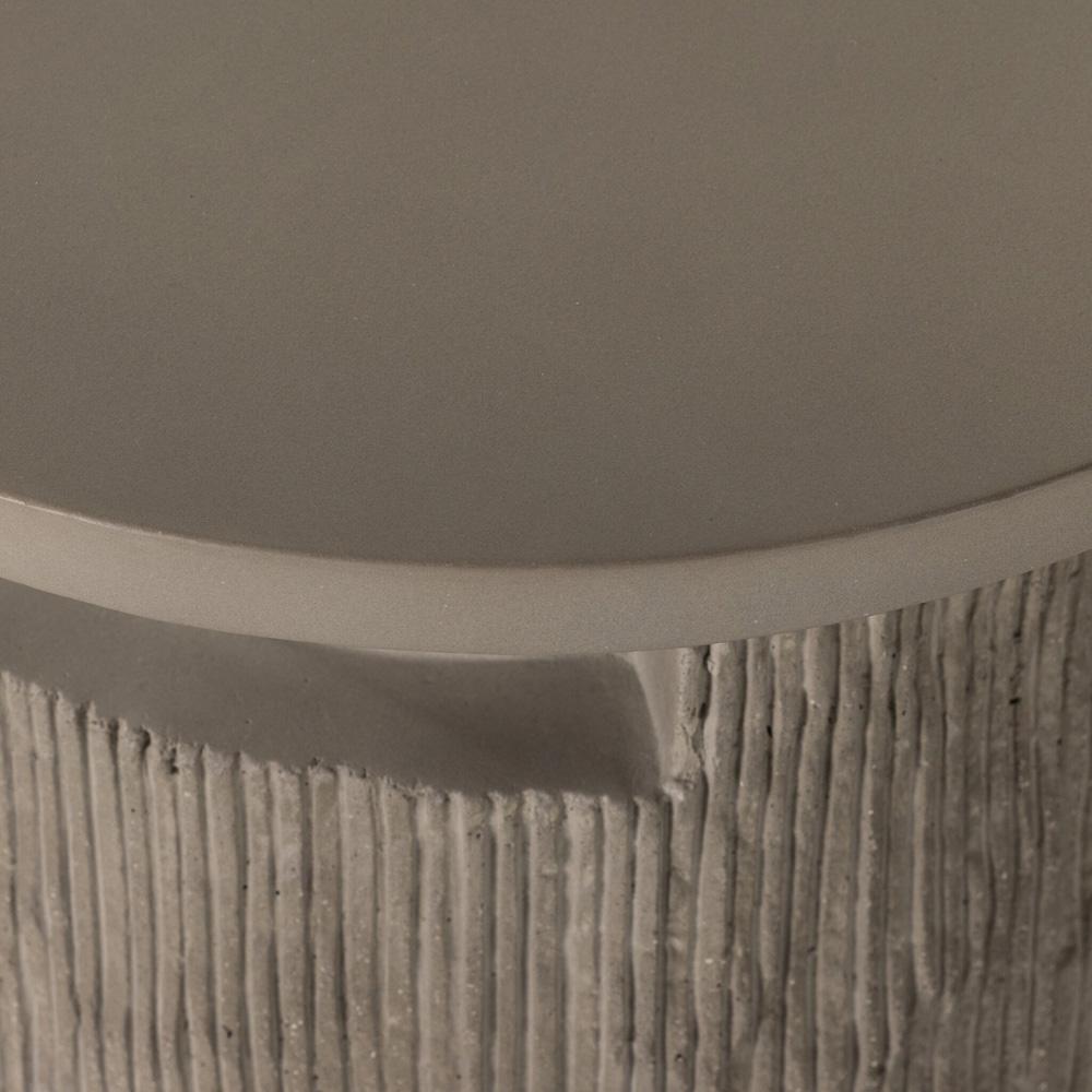 Four Hands - Constantine - Huron Outdoor End Table - Flint Concrete - 231884-001 veiw 9