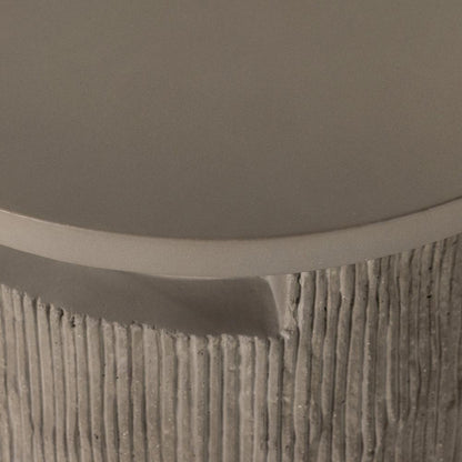 Four Hands - Constantine - Huron Outdoor End Table - Flint Concrete - 231884-001 veiw 9