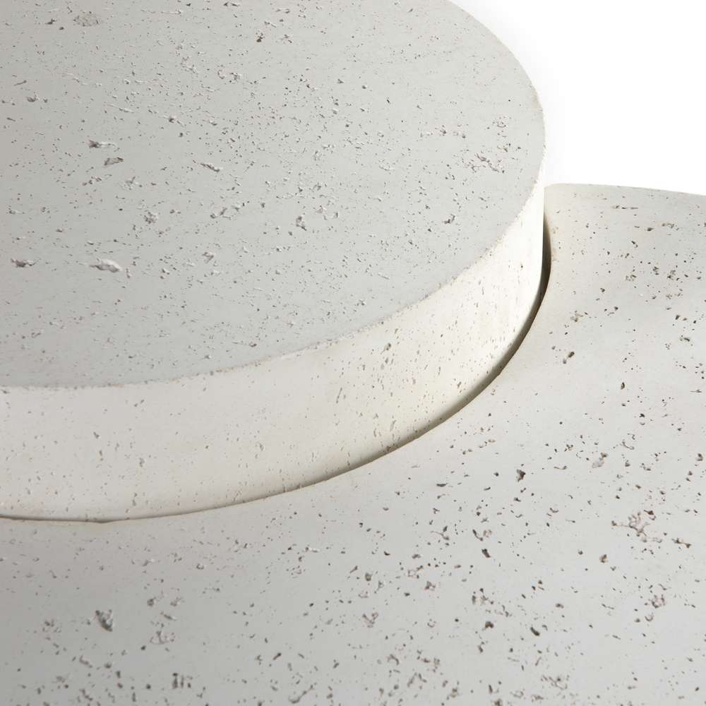 Four Hands - Constantine - Meza Nesting Coffee Table-Textured White - 226313-001 veiw 5