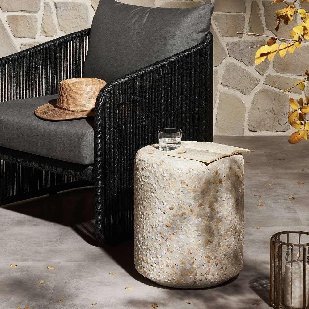 Four Hands - Constantine - Orlan Outdoor End Table - Pure Terrazzo - 238364-001 veiw 8