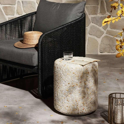 Four Hands - Constantine - Orlan Outdoor End Table - Pure Terrazzo - 238364-001 veiw 8