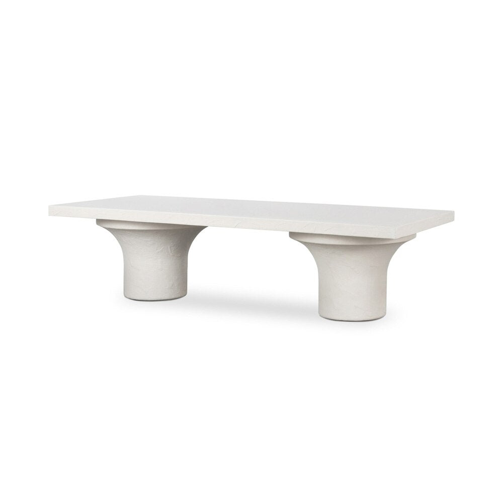 Four Hands - Constantine - Parra Coffee Table - White Concrete - 226796-001 veiw 1