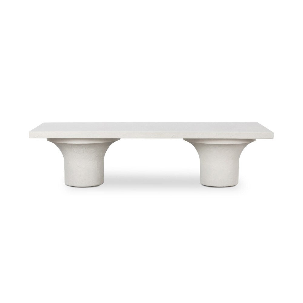 Four Hands - Constantine - Parra Coffee Table - White Concrete - 226796-001 veiw 2