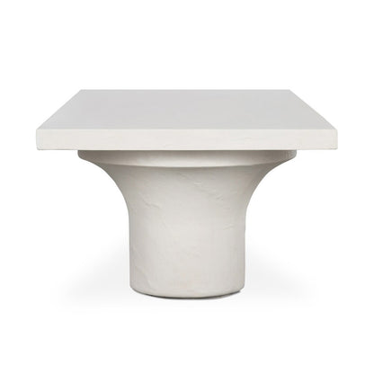 Four Hands - Constantine - Parra Coffee Table - White Concrete - 226796-001 veiw 3