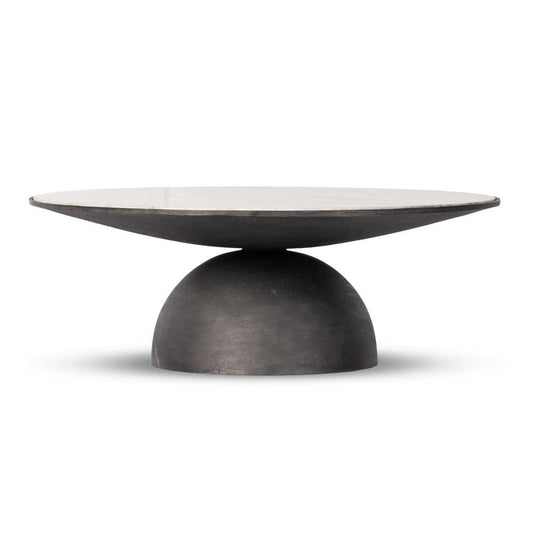 Four Hands - Corbett Large Coffee Table - Creamy Taupe Marble - 236723-001 veiw 1