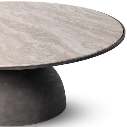 Four Hands - Corbett Large Coffee Table - Creamy Taupe Marble - 236723-001 veiw 6