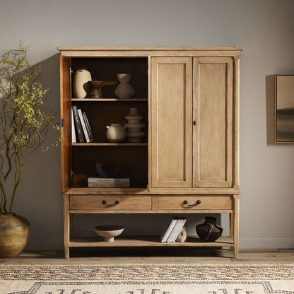 Four Hands - Cordella - Brimley Wide Cabinet-Aged Light Pine - 237137-001 veiw 2
