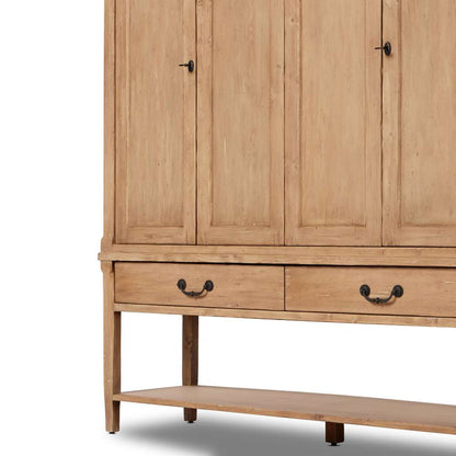 Four Hands - Cordella - Brimley Wide Cabinet-Aged Light Pine - 237137-001 veiw 3
