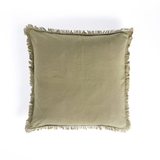 Four Hands - Costa - Handwoven Eyelash Pillow - Sage Cotton - 235729-001_CLOSEOUT view 1