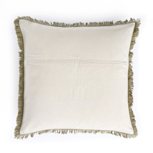 Four Hands - Costa - Handwoven Eyelash Pillow - Sage Cotton - 235729-001_CLOSEOUT view 2
