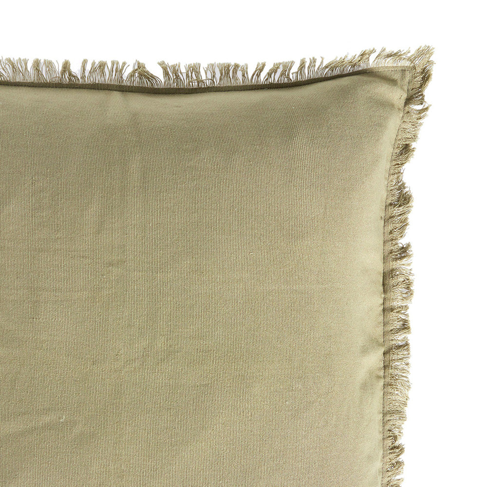 Four Hands - Costa - Handwoven Eyelash Pillow - Sage Cotton - 235729-001_CLOSEOUT view 3