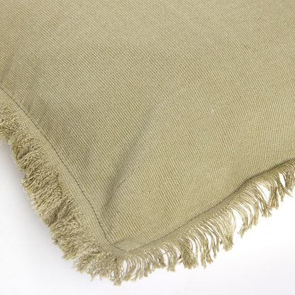 Four Hands - Costa - Handwoven Eyelash Pillow - Sage Cotton - 235729-001_CLOSEOUT view 4