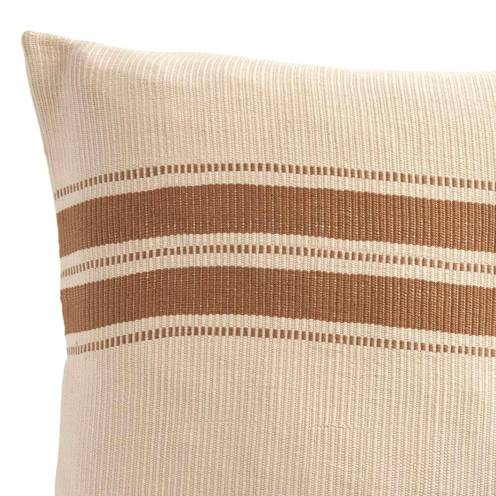 Four Hands - Costa - Handwoven Merido Pillow-Beige-22inx22in - 235730-003 veiw 2