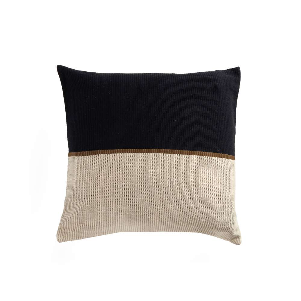 Four Hands - Costa - Handwoven Merido Pillow-Black-22inx22in - 235730-006 veiw 1