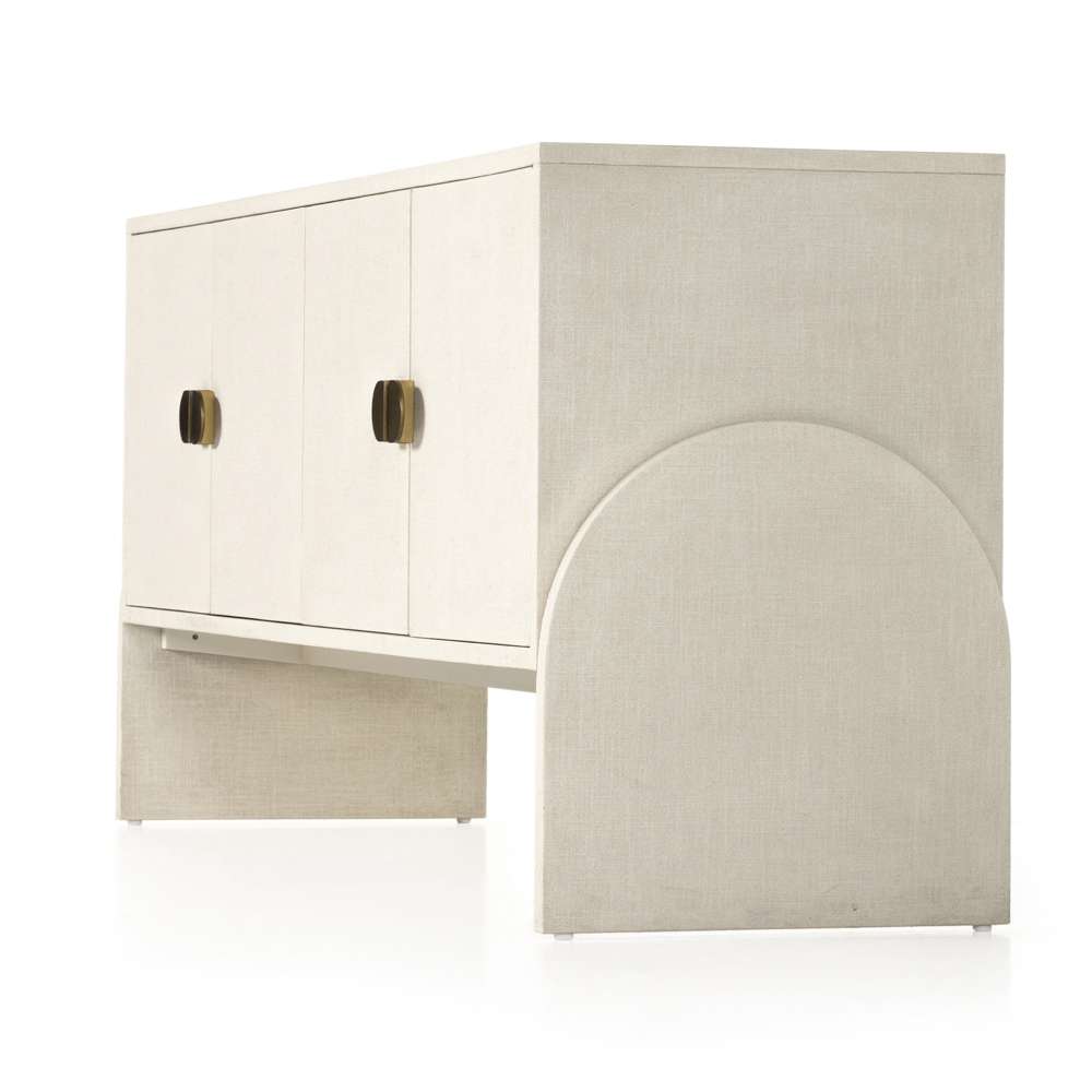 Four Hands - Cressida Sideboard - Ivory Painted Linen - 229274-001 veiw 3