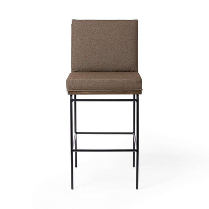 Four Hands - Crete Bar Stool - FIQA Boucle Cocoa - 228057-018 veiw 2