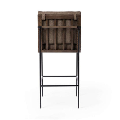 Four Hands - Crete Bar Stool - FIQA Boucle Cocoa - 228057-018 veiw 3