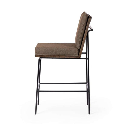 Four Hands - Crete Bar Stool - FIQA Boucle Cocoa - 228057-018 veiw 6