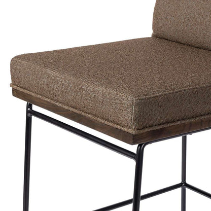 Four Hands - Crete Bar Stool - FIQA Boucle Cocoa - 228057-018 veiw 9