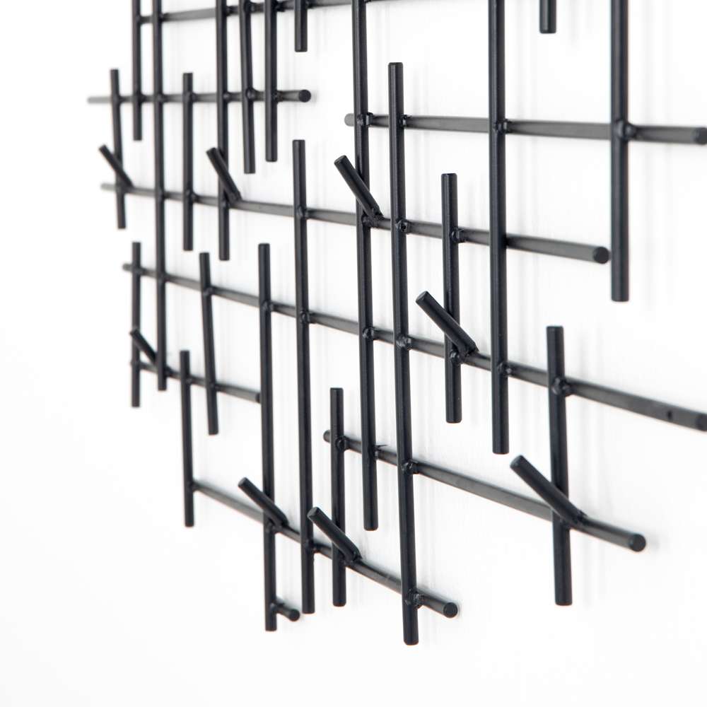 Four Hands - Crossin Coat Rack - Iron Matte Black - IMAR-274 veiw 5