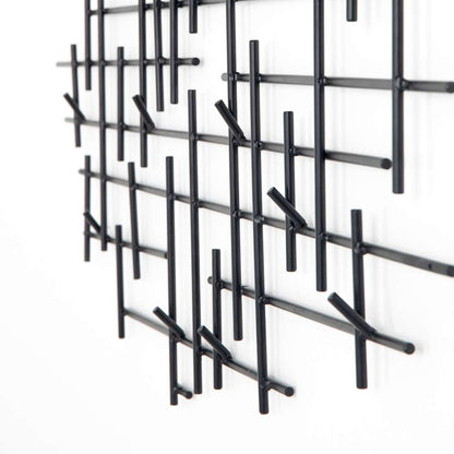 Four Hands - Crossin Coat Rack - Iron Matte Black - IMAR-274 veiw 5