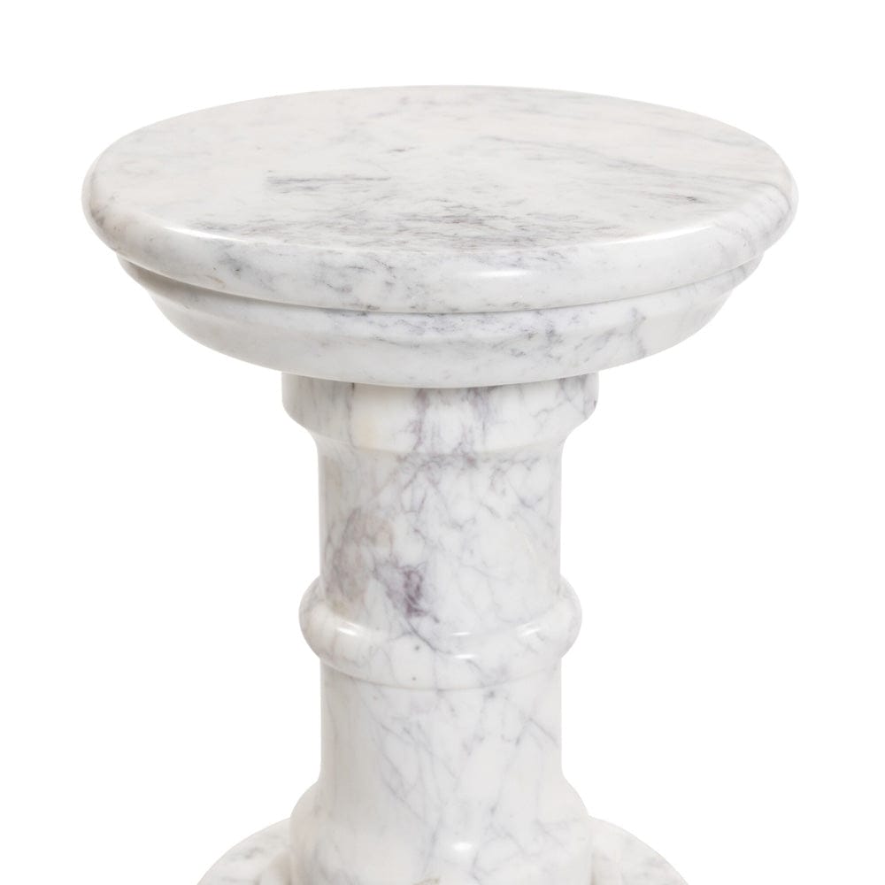 Four Hands - Cyprus End Table - Veined White Marble Solid - 241383-002 view 5