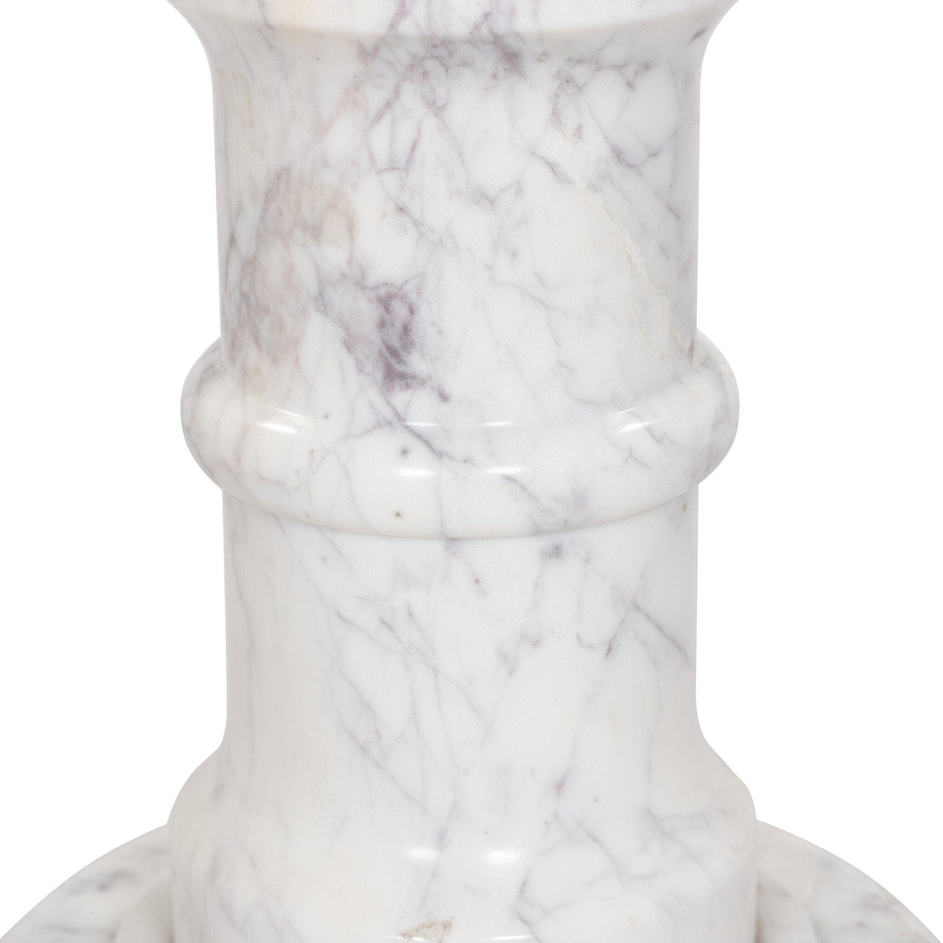 Four Hands - Cyprus End Table - Veined White Marble Solid - 241383-002 view 6