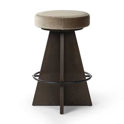Four Hands - Damon Swivel Counter Stool - Sapphire Khaki - 240833-003 view 3